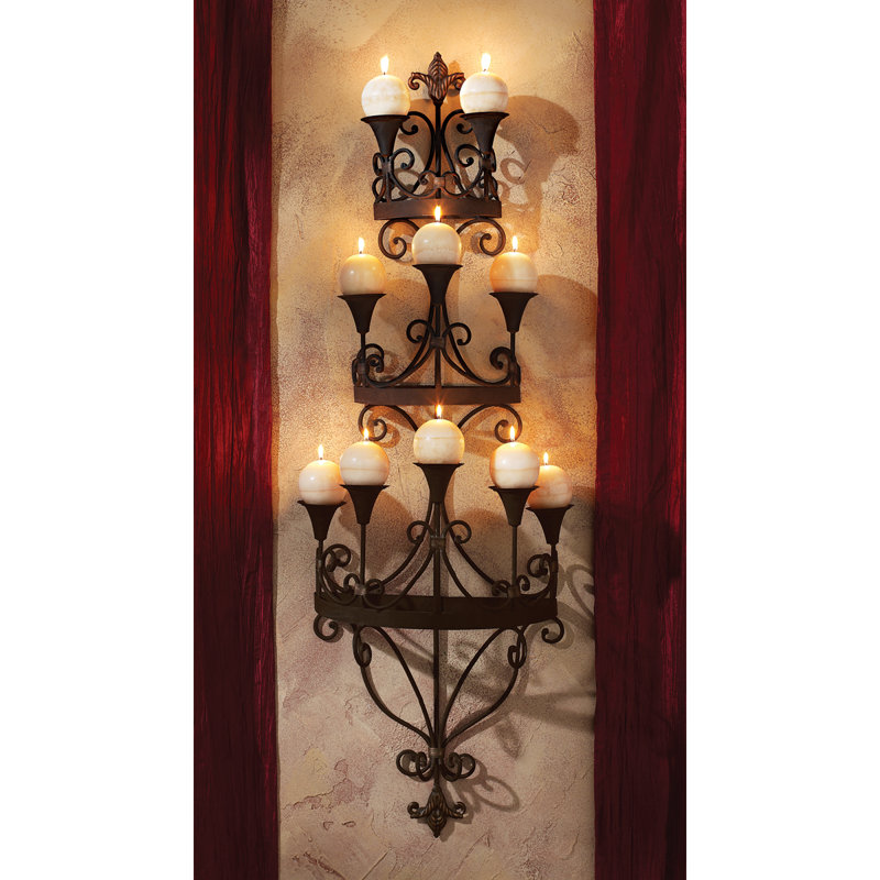 Design Toscano Carbonne Candle Chandelier Wall Sconce & Reviews Wayfair